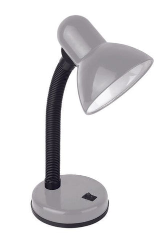 Metal Desk Lamp - Grey