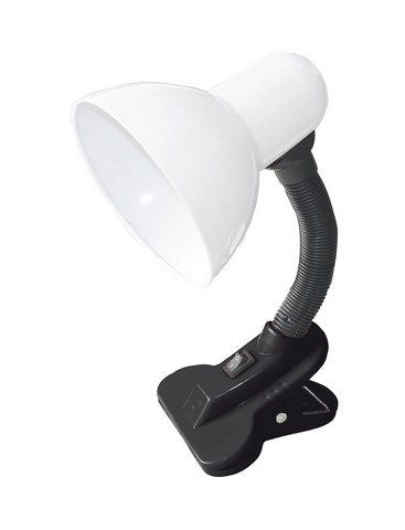 Metal Clip Lamp - White