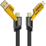 Awei 4-in-1 (65W) PD USB Type-C / Lightning / Charging Cable 3FT (1m)