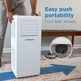 Westinghouse 8000 BTU Portable Air Conditioner w/ Remote, 3-in-1 Operation, Rooms up to 350 sq  ft - Includes Window Kit