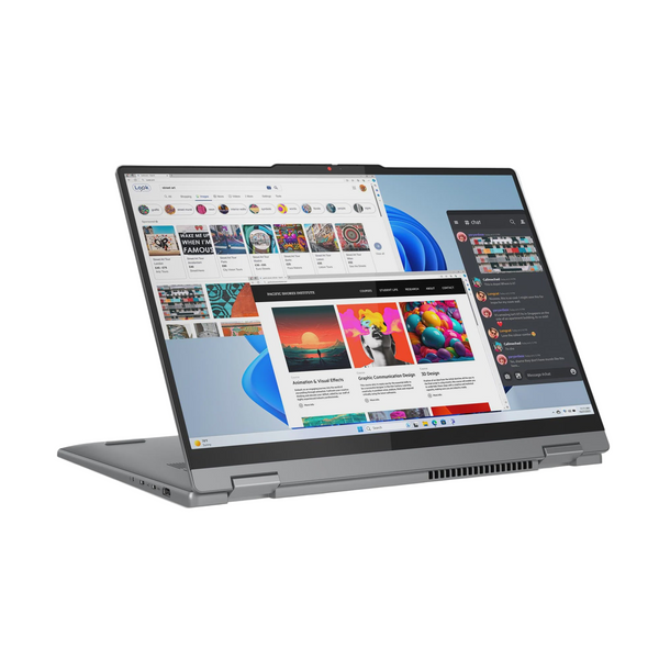 Lenovo IdeaPad 5 16IRU9 16" 2-in-1 Touchscreen Laptop - Intel Core 5 120U, 16GB, 512GB SSD, Windows 11 Home, 1 Year Warranty - Luna Grey