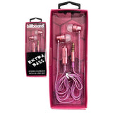 Billboard Extra Bass Stereo Earbuds w/ Mic