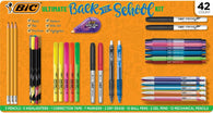 BIC Ultimate Back-to-School Assorted Essentials Kit - 42 Ct