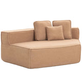 Compressed Boneless Single Sofa Chair w/ 3 Back Cushions - Right Side