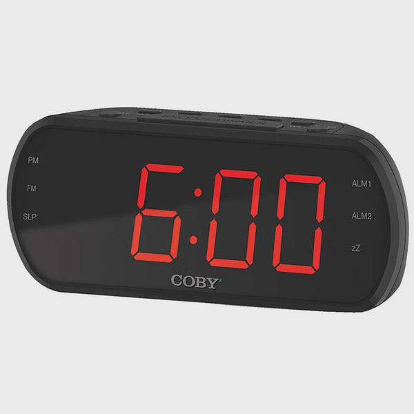 Coby Big Digit FM Alarm Clock Radio