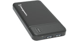 Chargeworx CX6862 10000 mAh Dual USB Glass Power Bank
