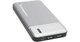 Chargeworx CX6862 10000 mAh Dual USB Glass Power Bank