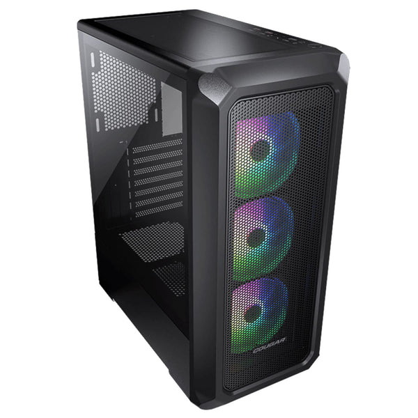 Cougar Archon 2 Mesh RGB - Mid tower - ATX - windowed side panel (tempered glass) - no power supply - black