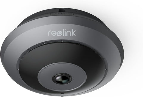 Reolink 6MP PoE IP Fisheye Camera w/ 360° View , Surveillance for Home/Office Security, Smart Human Detection, Two Way Talk, Ceiling/Wall/Desk Mount, Multiple Panoramic Display Views
