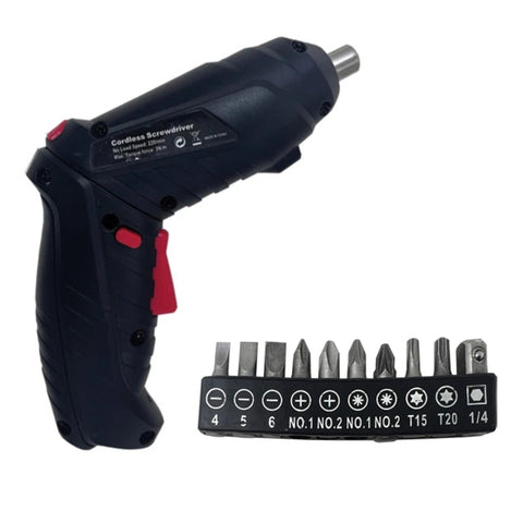 Rechargeable Cordless Screwdriver w/ LED Light