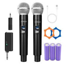 Dual Wireless Microphones - Black