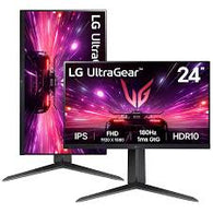 LG 24GS65F-B 24” UltraGear FHD IPS Gaming Monitor 1ms(GtG) 180Hz with AMD FreeSync Premium & Black Stabilizer (1920 x 1080)