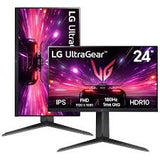 LG 24GS65F-B 24” UltraGear FHD IPS Gaming Monitor 1ms(GtG) 180Hz with AMD FreeSync Premium & Black Stabilizer (1920 x 1080)