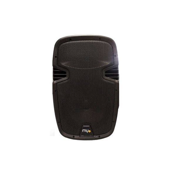 MYO 30W Active Black Loudspeaker 8" Sub/BT/SD Card/MP3/FM Radio