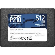 Patriot P210 512GB 2.5" 6Gb/s SATA III SSD