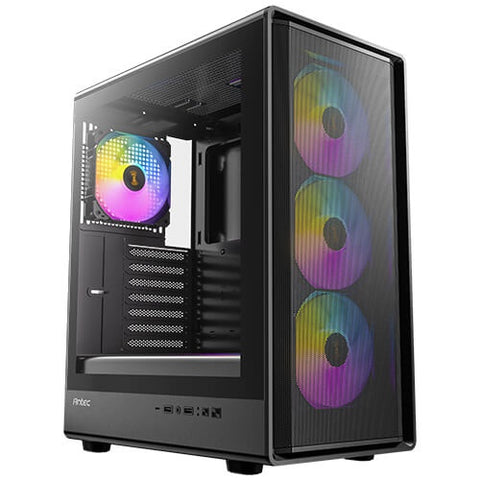 Antec P6 Neo ARGB  Mid-Tower ATX PC Case w/ Tempered Glass Side Panel & 4 PWM ARGB Fans - No PSU
