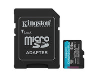Kingston Canvas Go! plus 64GB microSDXC Memory Card