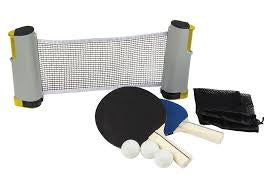 Sharper Image Retractable Table Tennis Set