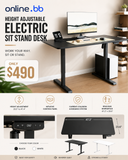 Height Adjustable Electric  Sit Stand Desk 47.2  x 23.6 inches