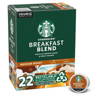 Starbucks Breakfast Blend Med. Roast K-Cup Coffee Pods - 22 Ct