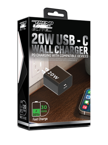 Trend Logic Elite 20W PD USB-C Wall Charger