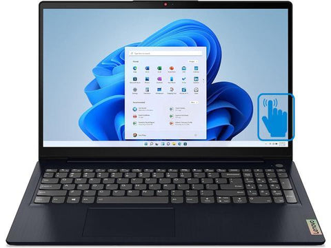 Lenovo IdeaPad  3 15IAU7 15.6" FHD (1920 X 1080) IPS Anti-glare Touch, Intel Core i5-1235U, 12GB, 512GB SSD M.2 2242 PCIe NVMe, Intel Iris XE Graphics, BT 5.1, WI-FI 6 2X2 AX, 720p Cam, Backlit Keyboard, Windows 11 Home, 1 Year Warranty - Abyss Blue