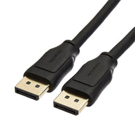 Amazon Basics DisplayPort 1.4 Cable, 32.4Gbps 6ft