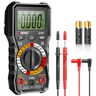 Digital Multimeter w/ Case - Measures Voltage, Current, Resistancee, Continuity, Diodes, Electric Tools for Household Outlet