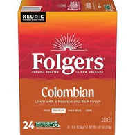 Folgers Colombian Medium K-Cup Coffee Pods - 24 Ct