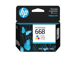 HP 668 Tri-Colour Ink Cartridge