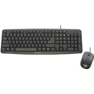 Verbatim Slimline Corded USB Keyboard & Mouse