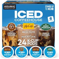 Keurig Iced Coffeehouse Variety Pack Medium Roast K-Cup Pods - 24 Ct