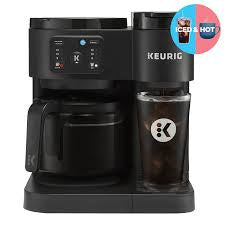 Keurig K-Duo Essentials, Hot & Iced Single Serve k-Cup Coffee Maker & Carafe - Black