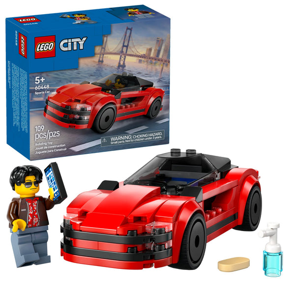 Lego City Sports Car - Ages 5+, 109 pcs