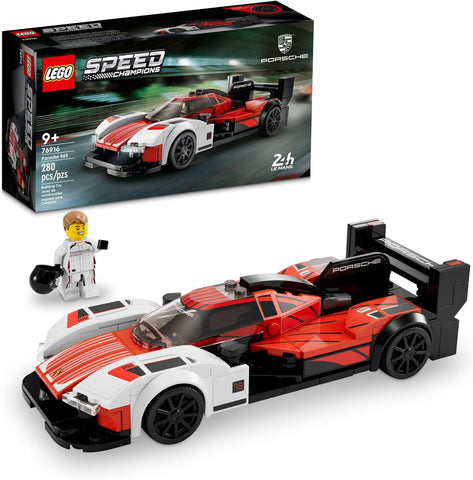 LEGO Speed Champions Porsche 963 Model Car Building Kit w/ Driver Minifigure - Ages 9+ - 280 Pieces