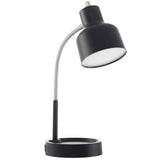 Mainstays LED Gooseneck Desk Lamp w/ Catch-All Base & AC Outlet