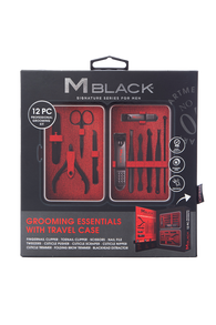 MBLACK 12pc Professional Grooming Essentials w/ Travel Case