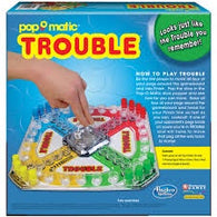 Trouble Pop-O-Matic Board Game