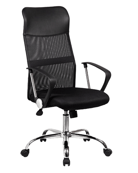 High Back Mesh Office Chair w/ Metal Base