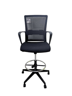 Soho 411-97287 Drafting Tall Office Mesh Chair w/ Adjustable Foot Ring