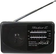 Studio Z AM/FM/WeatherBand 3 Band World Radio Receiver