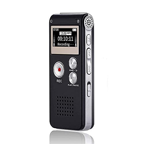 16GB Digital USB Rechargeable Voice Recorder w/ Playback