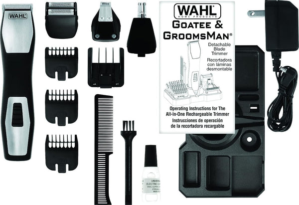Wahl Goatee & GroomsMan Pro All In One Rehcargeable Grooming Kit