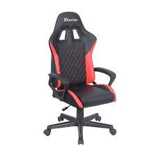 X Rocker Apex PC Gaming Chair w/ Massage Function & Footrest - Red