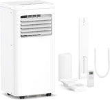 Zafro 10,000 BTU (A5407-10K-ZA) Portable Air Conditioner/Dehumidifier/Fan, 24 Hr Timer plus Drain Hose for Rooms up to 450 sq ft