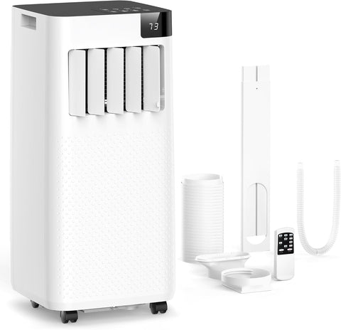 Zafro 8,000 BTU (A5407-8K-ZA) Portable Air Conditioner - 4 Modes, 24 Hr Timer, Remote Control plus Drain Hose - up to 350sq ft