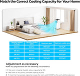 Zafro 10,000 BTU (A5407-10K-ZA) Portable Air Conditioner/Dehumidifier/Fan, 24 Hr Timer plus Drain Hose for Rooms up to 450 sq ft