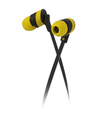 Klip Xtreme KolorBudz Stereo Earphones - Yellow 3.5mm