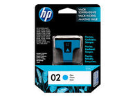 HP 02 Cyan-Photosmart 3210 - 4mls