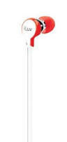 iLUV iEP314 Ergonomic Flatwire Earphone - RED